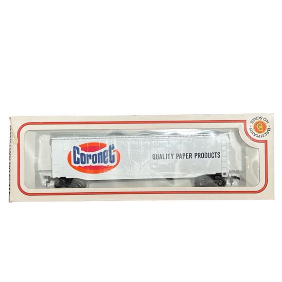 NIB HO Scale Bachmann Georgia Pacific Coronet Paper Products Box Train Car - Picture 1 of 6